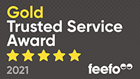 Feefo Gold Trusted Service Award